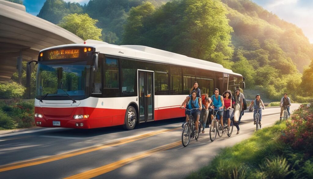 transporte durante a viagem